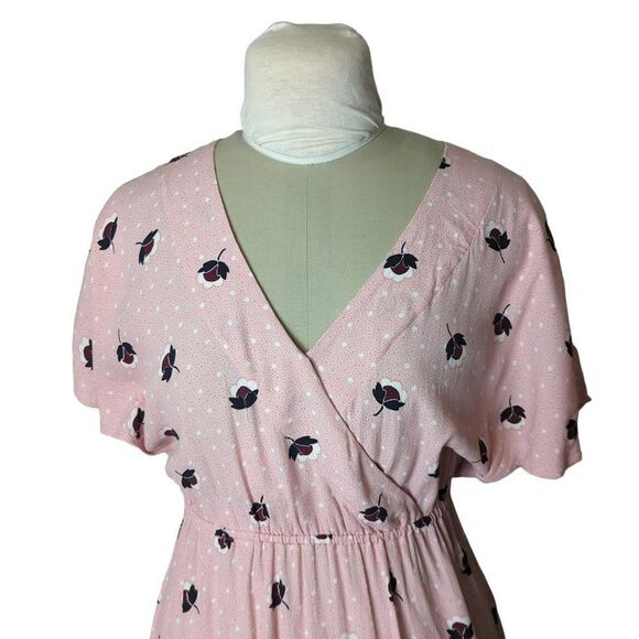 & Other Stories Floral Surplice Dress - Picture 5 of 6